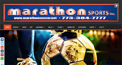 Desktop Screenshot of marathonsoccer.net